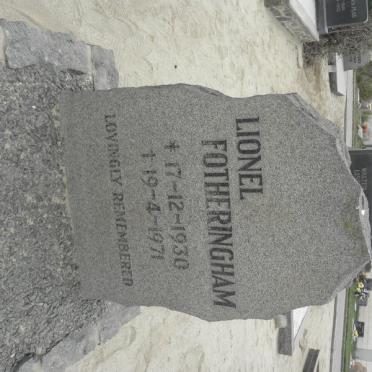 FOTHERINGHAM Lionel 1930-1971