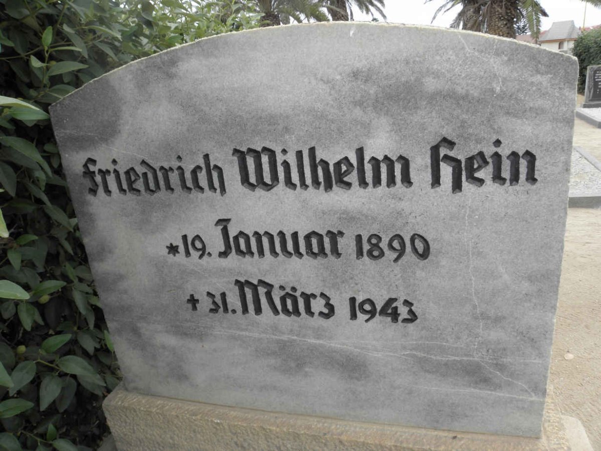 HEIN Friedrich Wilhelm 1890-1943
