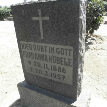 HÖBELE Anna 1886-1957