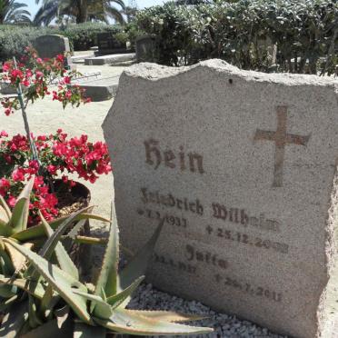 HEIN Friedrich Wilhelm 1931-2003 &amp; Jetta 1937-2011