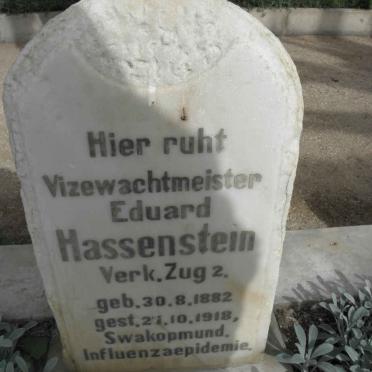 HASSENSTEIN Eduard 1882-1918
