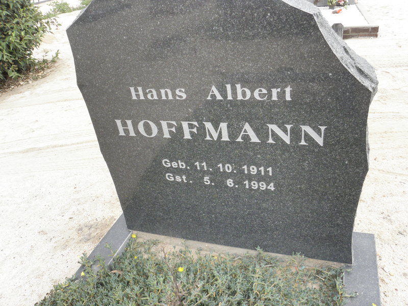HOFFMAN Hans Albert 1911-1994