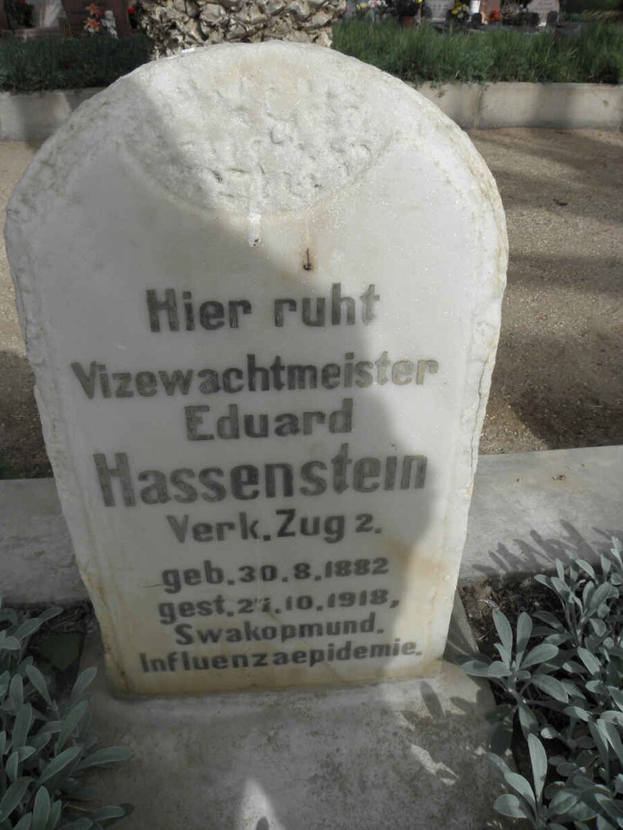 HASSENSTEIN Eduard 1882-1918