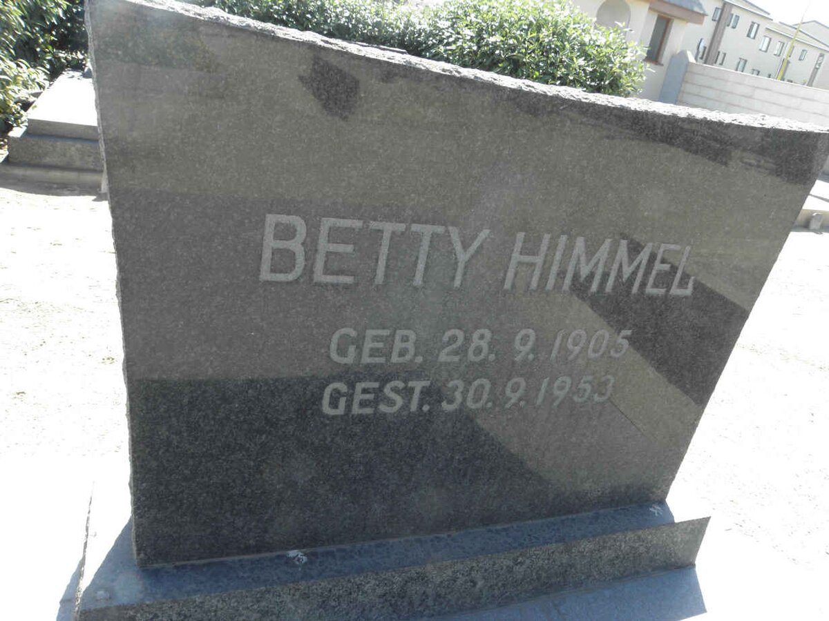 HIMMEL Betty 1905-1953