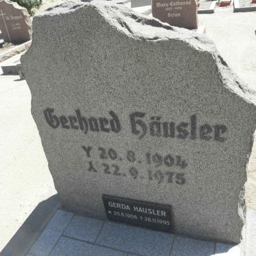 HÄUSLER Gerhard 1904-1975 &amp; Gerda 1906-1995