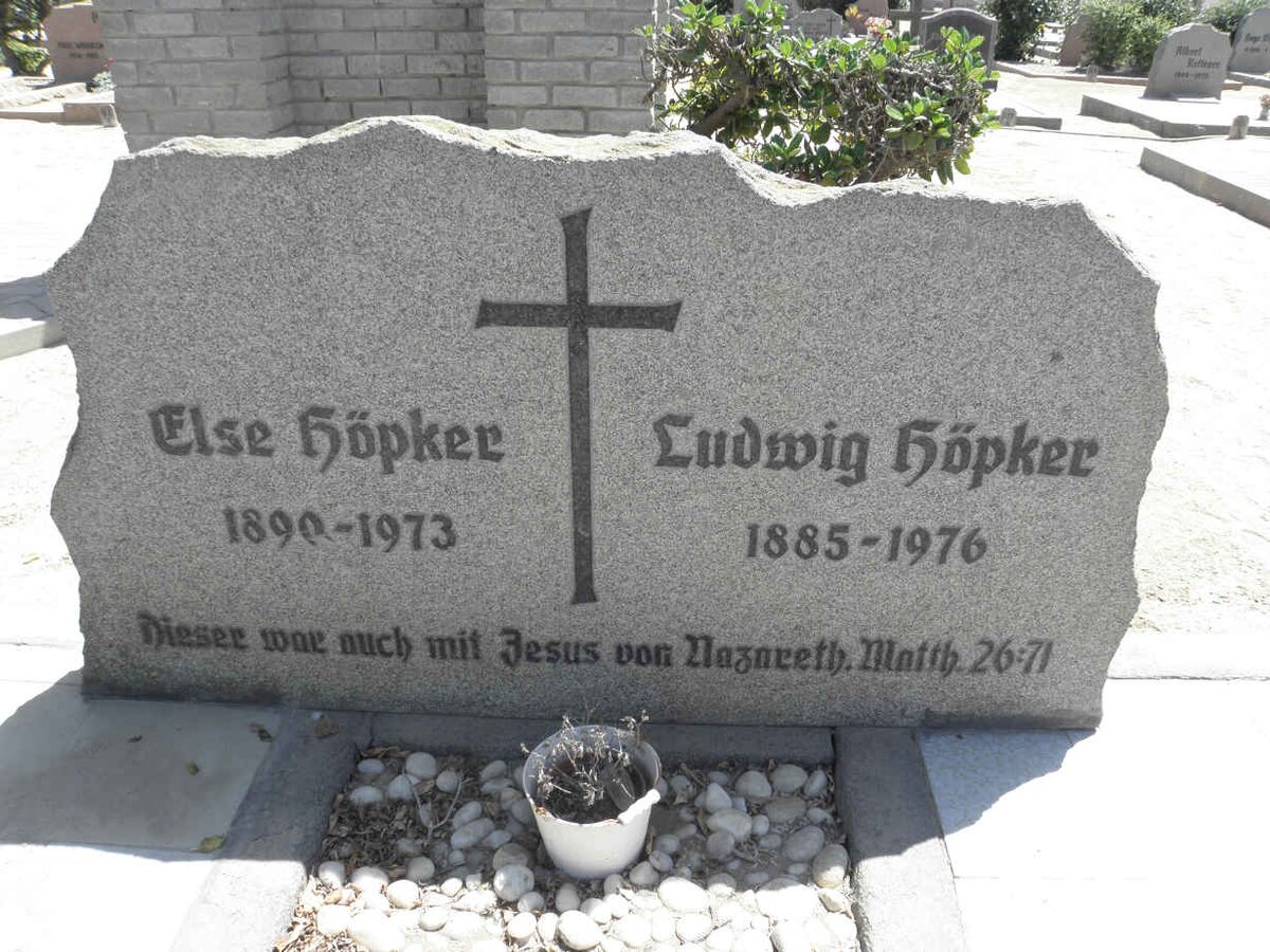 HÖPKER Ludwig 1885-1976 &amp; Else 1899-1973