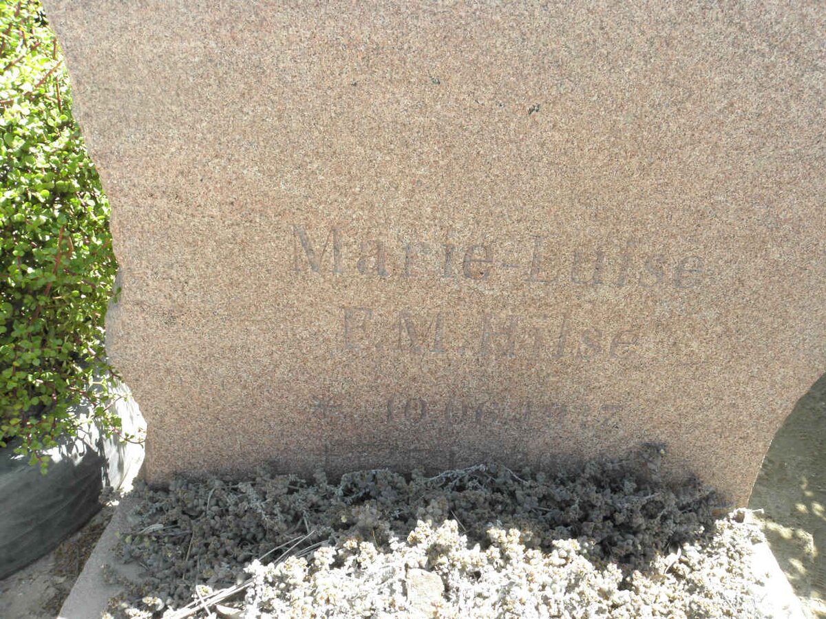 HILSE Marie Luise E.M. 1912-2001