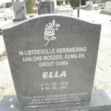 JOOSTE Ella 1934-2007