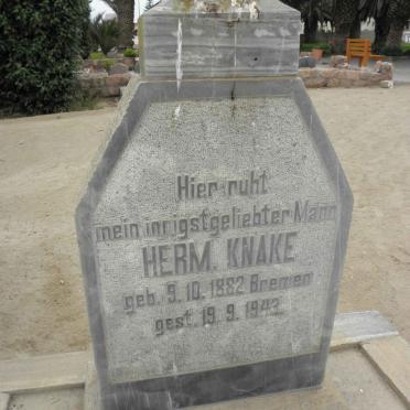 KNAKE Herm. 1882-1943