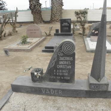 KOEN Jacobus Andries Christian 1927-1981