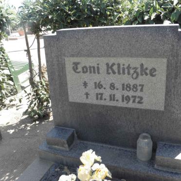 KLITZKE Toni 1887-1972