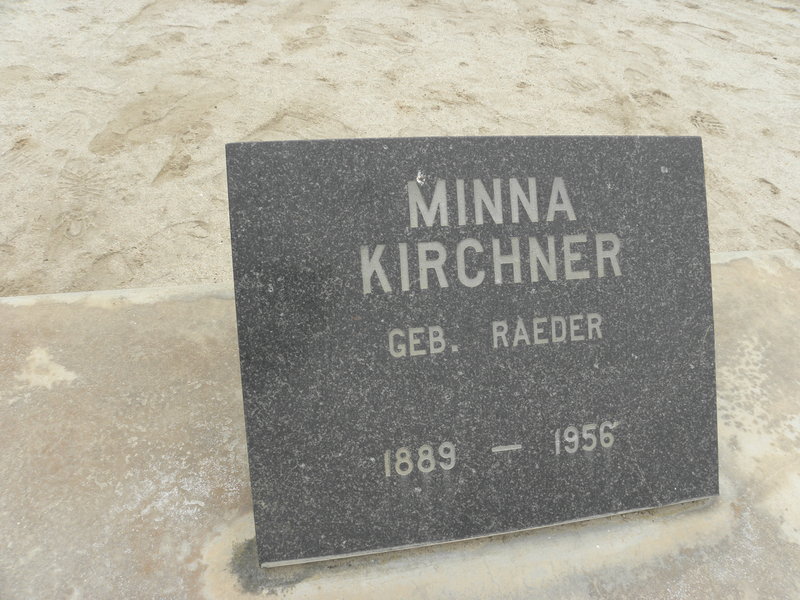 KIRCHNER Minna nee RAEDER 1889-1956