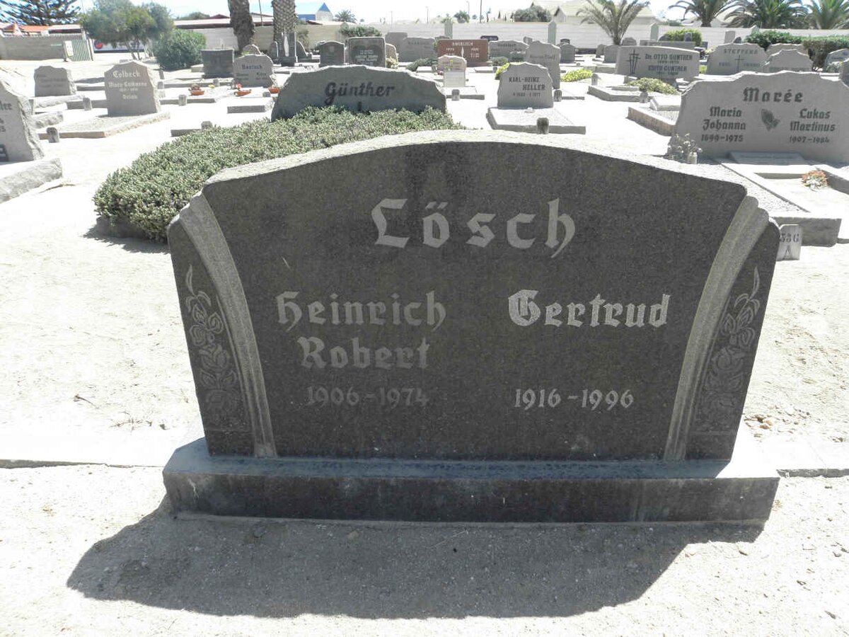 LÖSCH Heinrich Robert 1906-1974 &amp; Gertrud 1916-1996