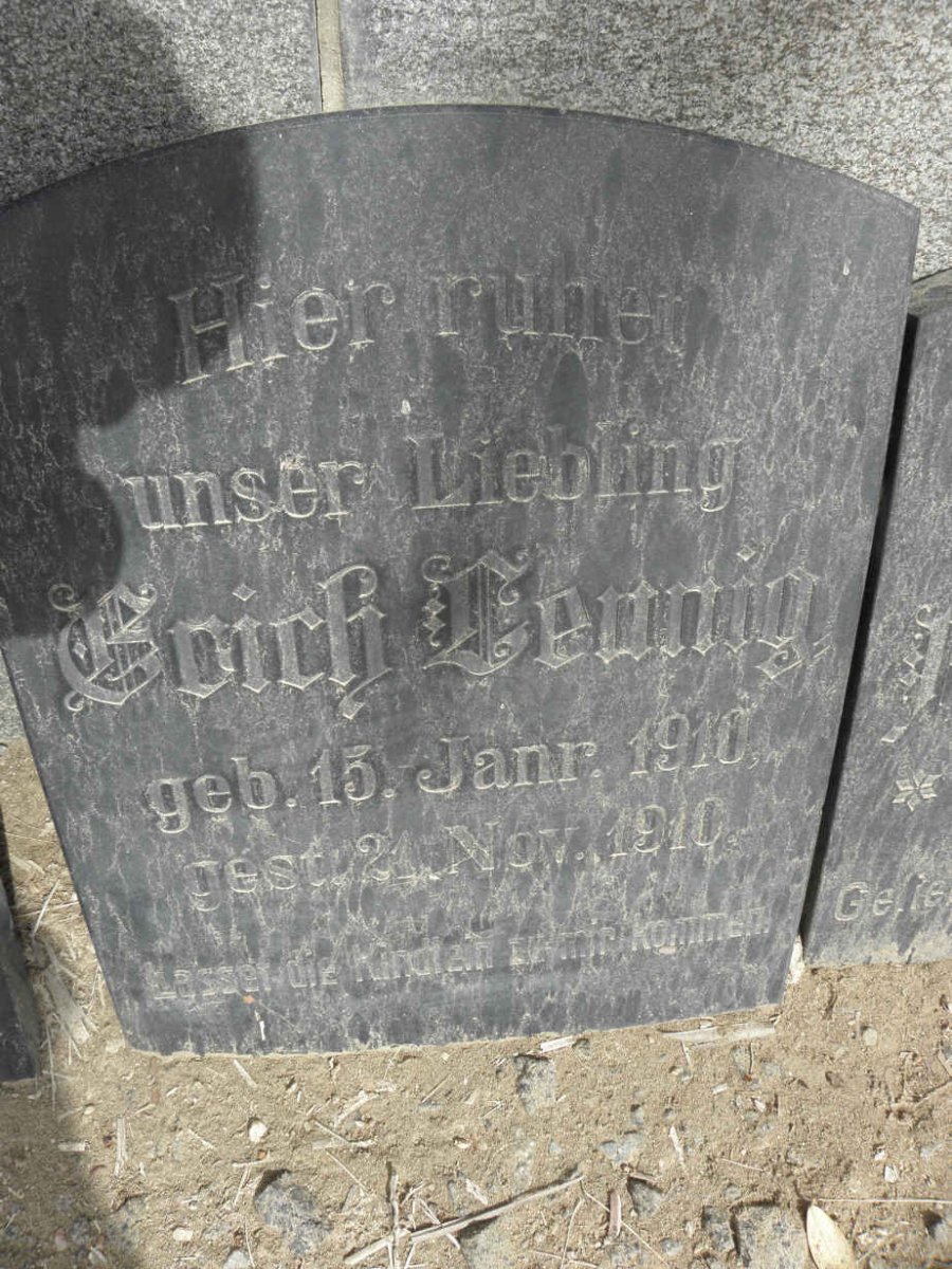 LENNIG Erich 1910-1910