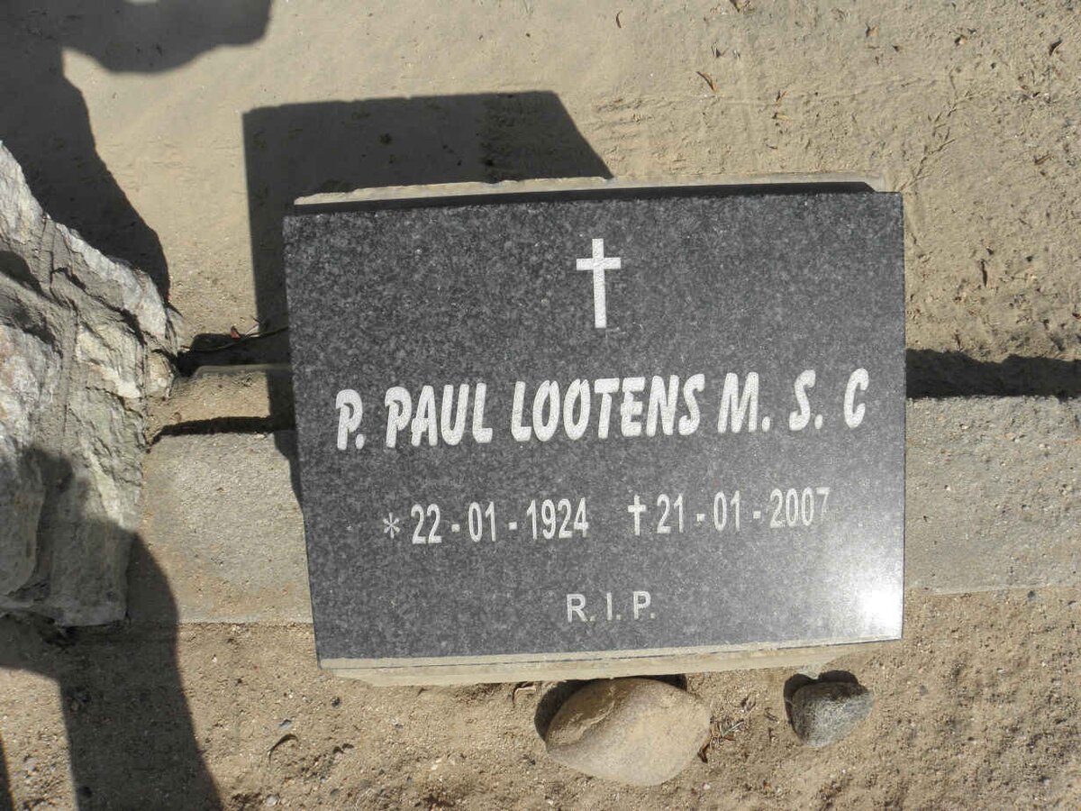 LOOTENS P. Paul 1924-2007