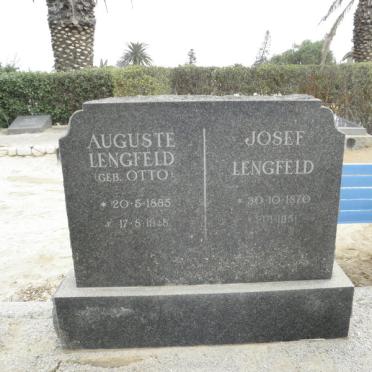 LENGFELD Josef 1870-1951 &amp; Auguste OTTO 1885-1948