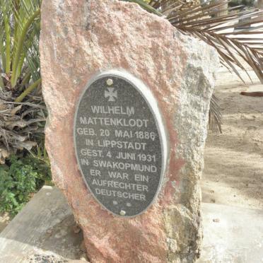 MATTENKLODT Wilhelm 1886-1931