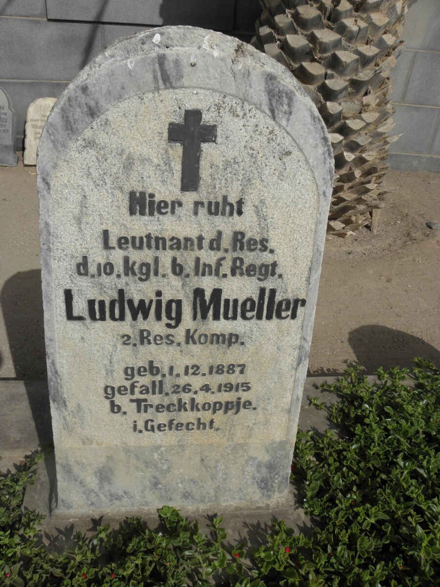 MUELLER Ludwig  1887-1915