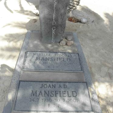 MANSFIELD Neville J. 1923-2000 &amp; Joan A.D. GREEN 1920-2001