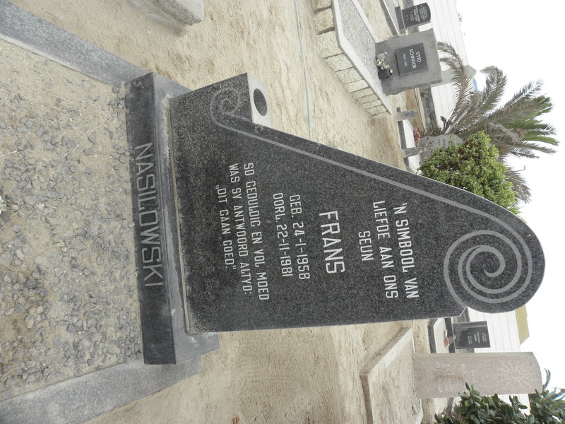 NASILOWSKI Frans 1958-1981