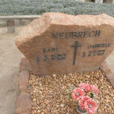 NEUBRECH Karl 1908-1996 &amp; Gabriele 1909-1999