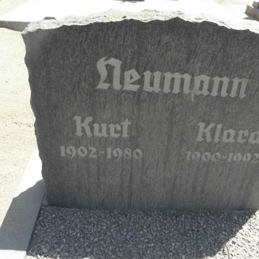 NEUMANN Kurt 1902-1980 &amp; Klara 1900-1992