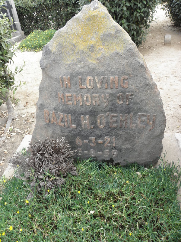 O'EHLEY Bazil H. 1921-1959