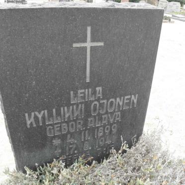 OJONEN Leila Kyllikki nee ALAVA 1899-1941