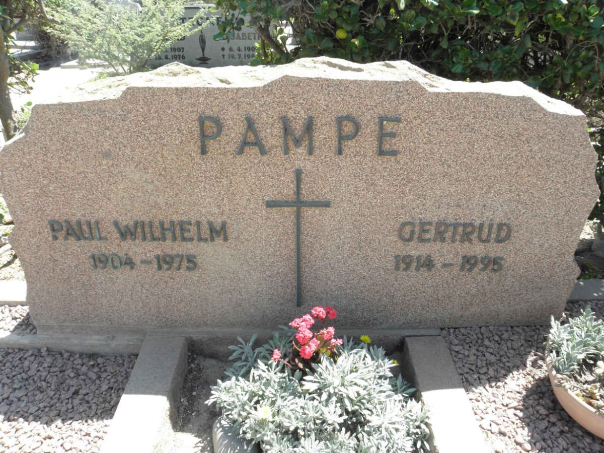 PAMPE Paul Wilhelm 1904-1975 &amp; Gertrud 1914-1995
