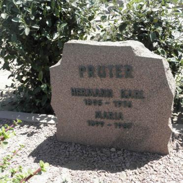 PRUTER Hermann Karl 1895-1976 &amp; Maria 1899-1987