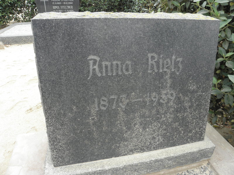 RIETZ Anna 1873-1959