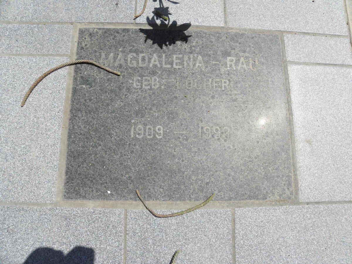 RAU Magdalena nee LOCHER 1909-1993