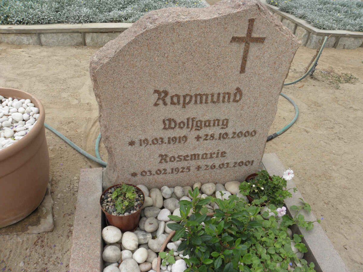 RAPMUND Wolfgang 1919-2000 &amp; Rosemarie 1925-2001