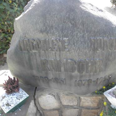 RAMDOHR Rudolf 1879-1955 &amp; Magdalene 189?-1951