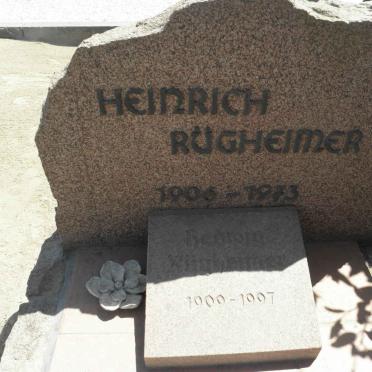 RÜGHEIMER Heinrich 1906-1973 &amp; Hedwig 1909-1997