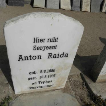 RAIDA Anton 1880-1905
