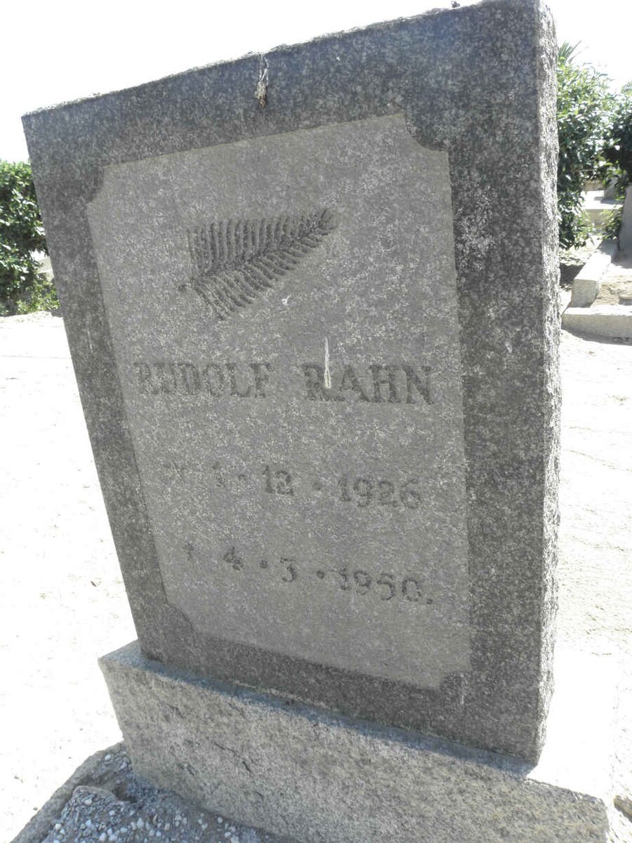 RAHN Rudolf 1926-1950