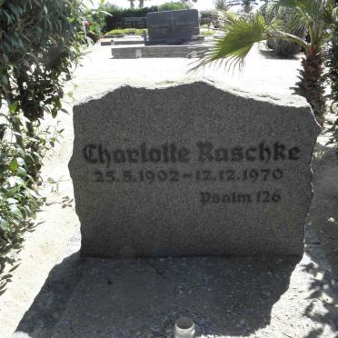 RASCHKE Charlotte 1902-1970