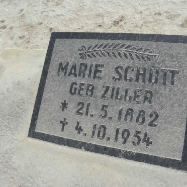 SCHÜTT Marie nee ZILLER 1882-1954