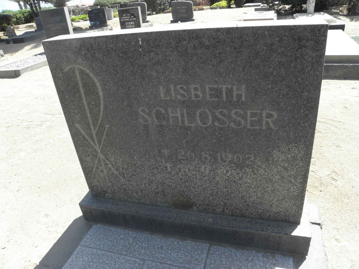 SCHLOSSER Lisbeth 1902-1967