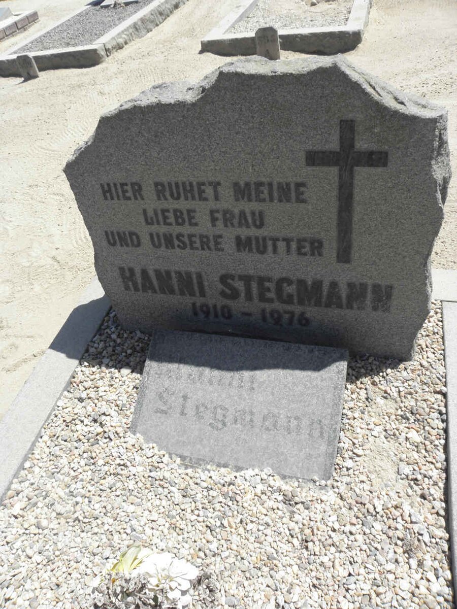 STEGMANN Hanni 1910-1976