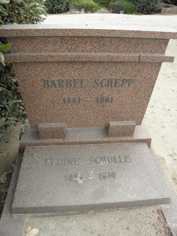 SCHEPP Barbel 1881-1961 :: SCHOLLE Regine 1889-1980
