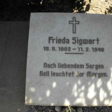 SIGWART Frieda 1902-1946