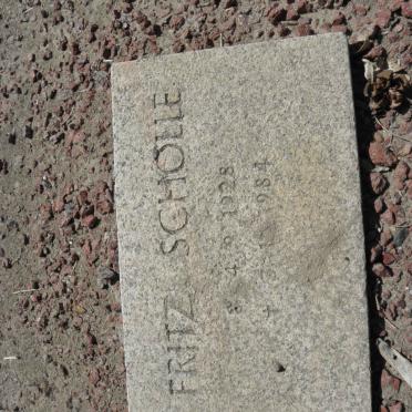 SCHOLLE Fritz 1928-1984