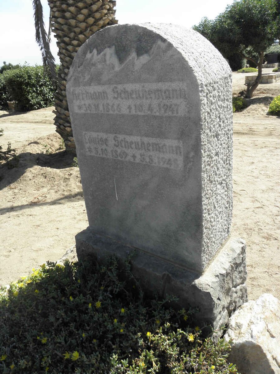 SCHEUNEMANN Hermann 1866-1947 &amp; Louise 1869-1948