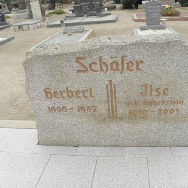 SCHÄFER Herbert 1905-1987 &amp; Ilse HOBENSTEIN 1910-2005