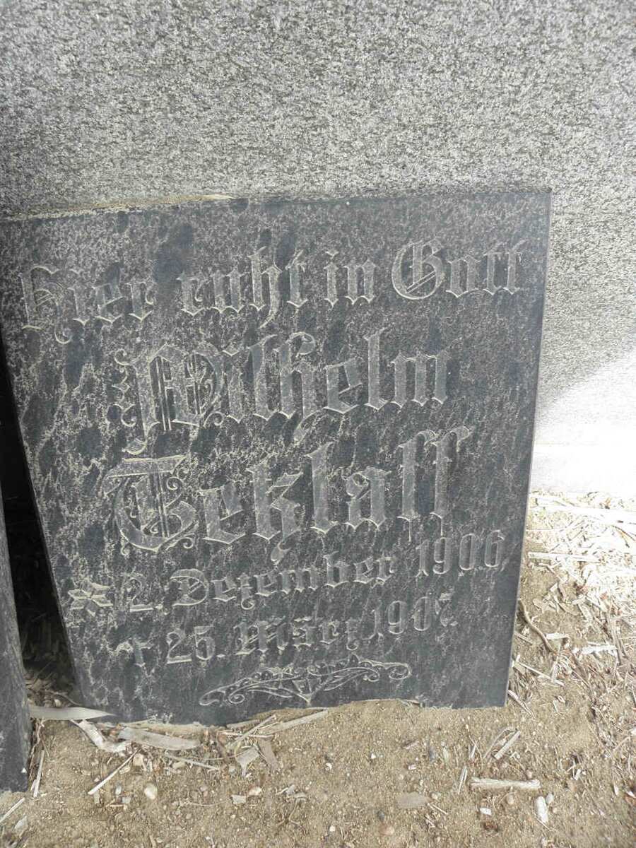 TEKLAFF Wilhelm 1906-1907
