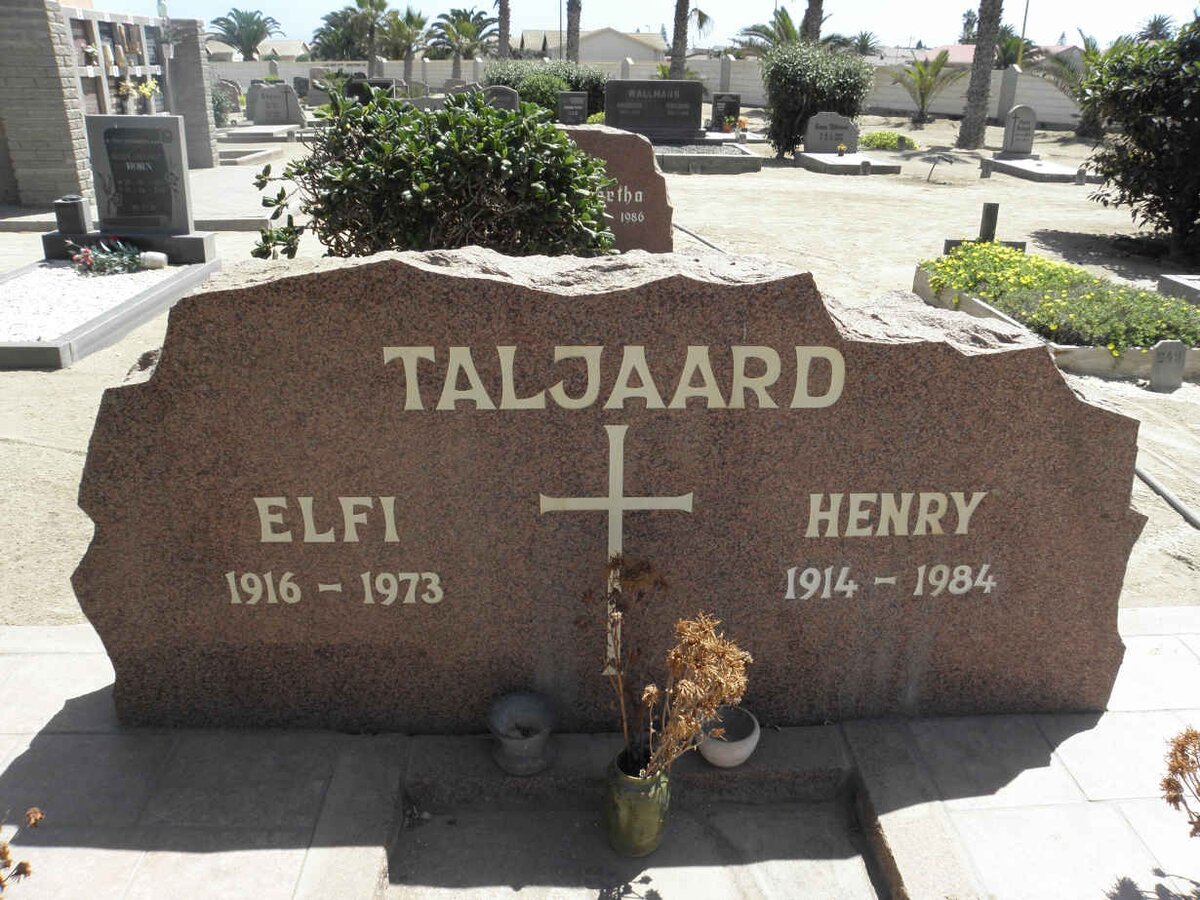 TALJAARD Henry 1914-1984 &amp; Elfi 1916-1973