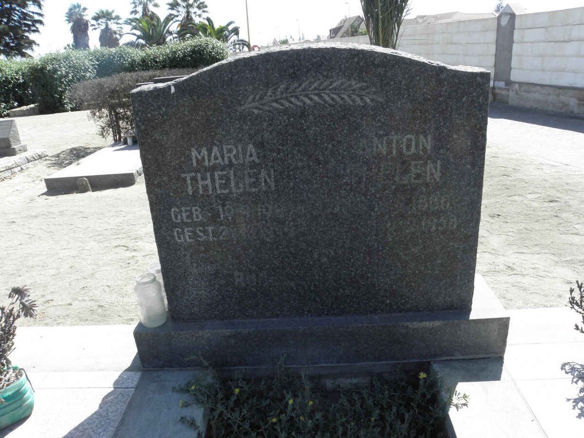 THELEN Anton 1880-1958 &amp; Maria 1908-19?