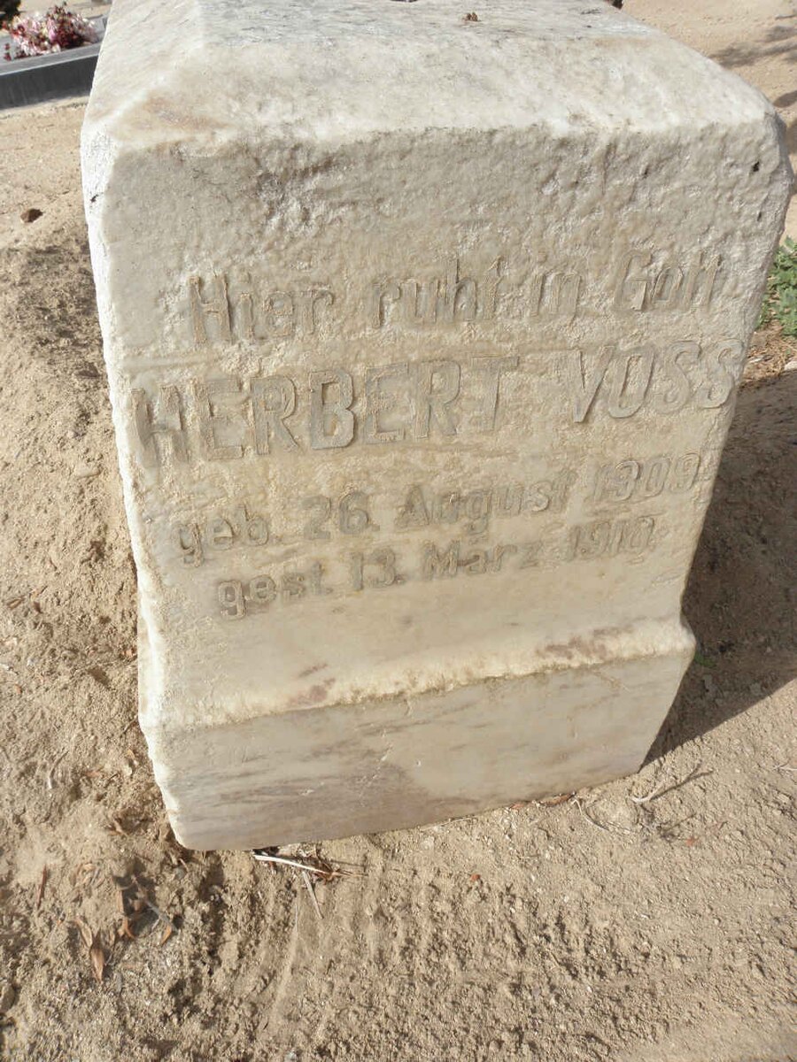 VOSS Herbert 1909-1910